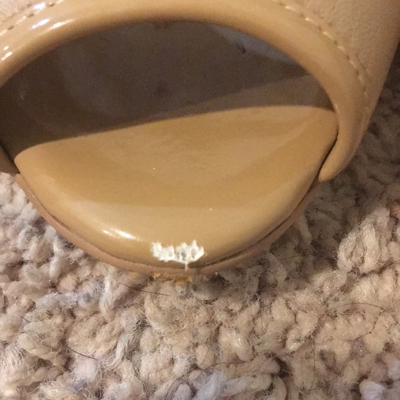 J. RENEE BEIGE / TAN LEATHER SLINGBACK PUMPS - 9W - Picture 6 of 6